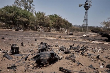 Declaran emergencia agropecuaria por incendios en diez distritos de la Provincia