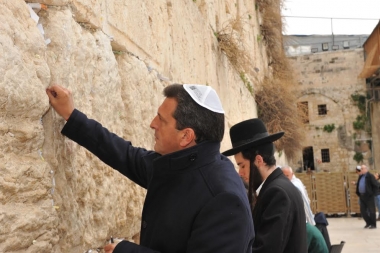 Massa viajó a Israel para reunirse con expertos locales en materia de innovación y seguridad