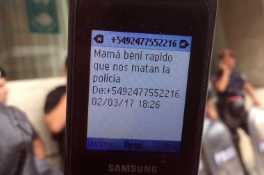 Así fue el último mensaje de una víctima del incendio de la comisaría de Pergamino