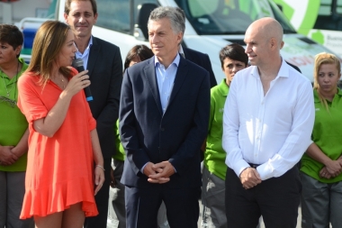 Macri presentó junto a Vidal el "SAME Metropolitano" y destacó el trabajo de la Gobernadora en la Provincia
