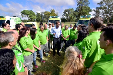 El SAME comenzó a funcionar en La Plata y Garro aseguró que será “un éxito”
