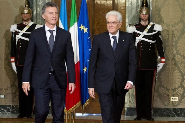 Macri recibirá al presidente de Italia, Sergio Mattarella, para afianzar el vínculo bilateral