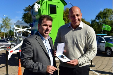 Ritondo entregó nuevos patrulleros y puso en funcionamiento una Torre de Monitoreo en Quilmes