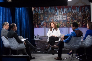 Tras su aparición televisiva, Cristina subió seis puntos y saca ventaja de 23 puntos