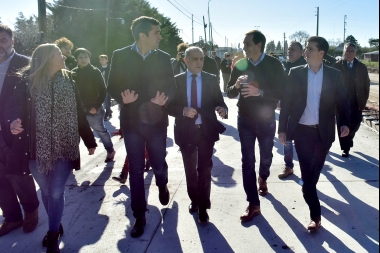 Mosca, Salvador y Garro supervisaron obras en La Plata y destacaron que “quedarán para siempre”