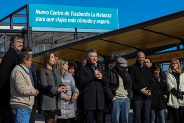 Junto a sus candidatos, Macri y Vidal visitaron La Matanza e inauguraron un centro de trasbordo