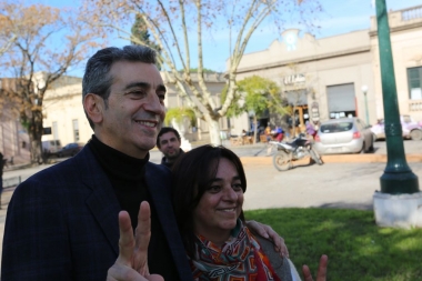 Randazzo recorrió distintos distritos del Interior y cuestionó el “enfriamiento de la economía”