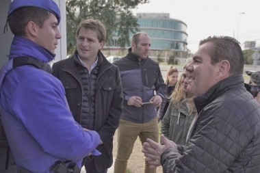 Con seguridad como eje, Campbell y Montenegro presentaron postas policiales en San Fernando