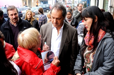 En campaña, Scioli acusó a Cambiemos de “querer instalar que si pierden vendrá lo peor”