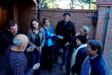 Vidal encabezó en Ituzaingó el último “timbreo” de Cambiemos antes de las PASO