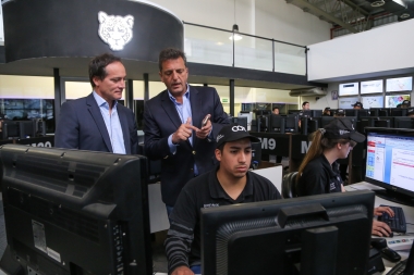 Massa y Camau recorrieron el COT de Tigre: "El futuro nos convoca a trabajar juntos"