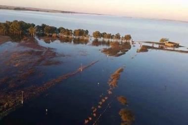 Más cruces por las inundaciones: desde Guaminí reclamaron a Provincia por el polémico tapón