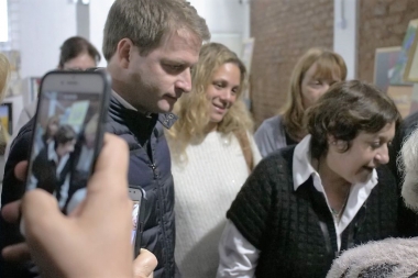 Ocaña y Campbell recorrieron San Fernando y se reunieron con jubilados del PAMI