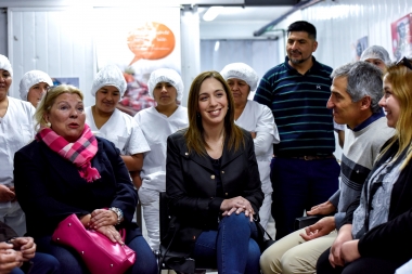 Carrió volvió a la Provincia para hacer campaña junto a Vidal: visitaron PyME en Pilar