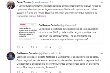 Dos legisladores de Cambiemos y una discusión “buena onda” por impuestos provinciales