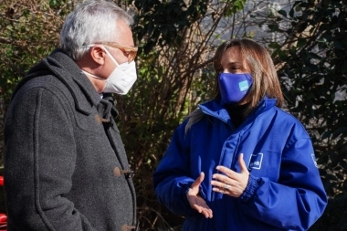 Benavídez: Galmarini y Zamora inauguraron una red de agua potable