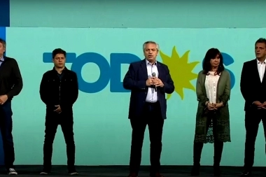 “En noviembre vamos a dar vuelta esta historia”, arengó Alberto Fernández