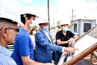 Guerrera y Mantegazza destacaron obras de transporte en San Vicente