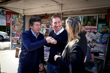Con críticas al oficialismo, Santilli y Posse recorrieron San Isidro