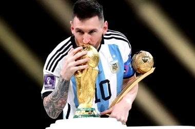 Luego de ganar el tercer Mundial para  Argentina, Messi ganó el “Olimpia de Oro” del 2022