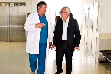 Zamora presentó nuevos componentes para el Hospital Materno Infantil en Tigre