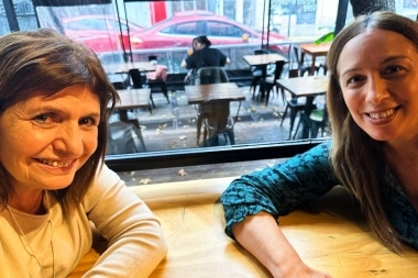 En medio de las internas del PRO, la primera foto post declinación de Vidal fue con Bullrich