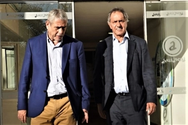 Scioli a paso de candidato: se mostró con Ferraresi en Avellaneda
