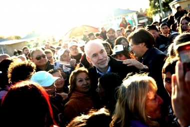 Larreta visitó General Rodríguez y aseguró una “fuerte inversión de infraestructura en el conurbano”
