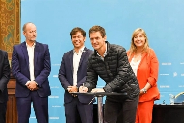 Tras su encuentro con Kicillof, Mantegazza destacó: “Es importante traccionar votos de abajo hacia arriba”