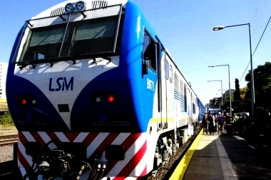 Detuvieron a un sujeto que dejó fuera de servicio una formación del Tren San Martín
