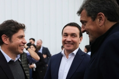 En modo campaña, Massa volvió a mostrarse con Kicillof: dardos contra el FMI y la oposición