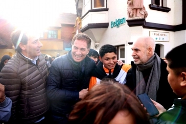 Larreta y Santilli volvieron a La Plata a respaldar a Garro: "Vamos a mejorar la seguridad"