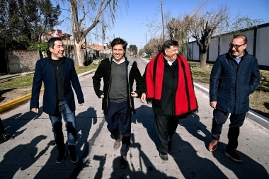 Kicillof e Ishii hicieron las paces: recorrida por José C. Paz y campaña conjunta
