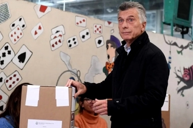Mauricio Macri votó en Palermo: "Para mí hoy tiene que cambiar la historia”