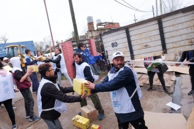 La Provincia continúa con su asistencia a las familias de La Plata afectadas por la tormenta