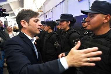 Kicillof, junto a Moreira, presentó las nuevas instalaciones de la UTOI en San Martín