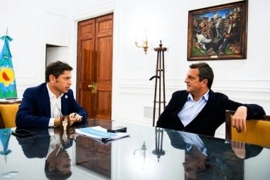 Después de la derrota en el balotaje, Massa se reunió con Kicillof con agenda económica