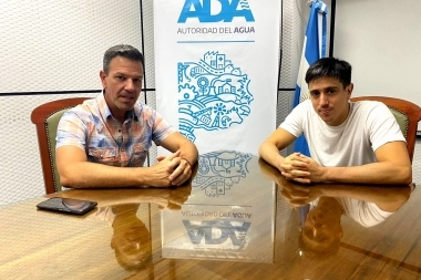 Agenda conjunta: Sciaini mantuvo una reunión con el presidente de la Autoridad del Agua