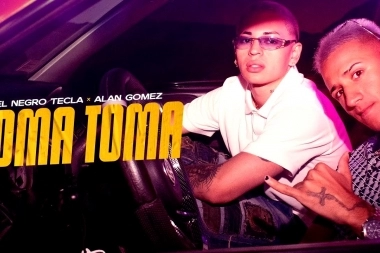 Alan Gómez puso el beat y El Negro Tecla la lírica para lanzar “Toma Toma”