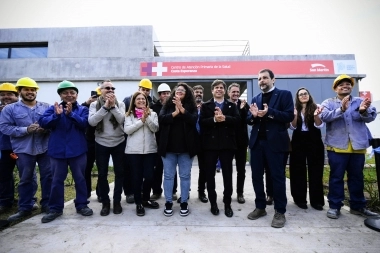 Kicillof y Katopodis inauguraron centros de salud y de producción de alimentos a San Martín