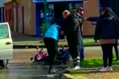 Un siniestro vial inició una violenta discusión que pudo acabar en tragedia