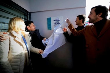 Agenda en San Vicente: Kicillof presentó 2 nuevos CAPS y 1 centro universitario