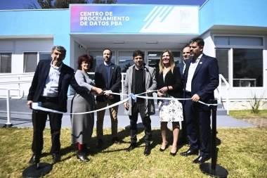 Novedad en La Plata: Kicillof inauguró un nuevo Centro de Procesamiento de Datos