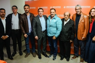 Mussi, Watson, Ferraresi y Quintela juntos en medio de la disputa por la conducción del PJ