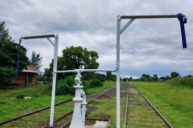 La Municipalidad instaló nuevas bocas para carga de agua en Roque Pérez