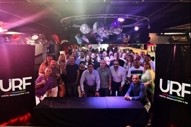 En San Martín: Unión, Renovación y Fe cerró el año con la presentación de su nuevo logo