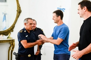 Mantegazza participó del reconocimiento a la labor Policial en San Vicente