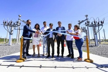 Kicillof visitó General Alvarado: inauguró la nueva Estación Transformadora de Mar del Sud