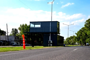 Mantegazza inició las obras de una nueva base policial en San Vicente y refuerza la seguridad