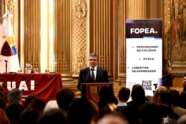 En FOPEA, Jorge Macri dijo: “Estamos siendo testigos de un hostigamiento constante hacia el periodismo”